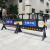 塑料胶马护栏移动市政交通道路施工隔离围栏防护拦临时施工围挡水 长1400*高1000mm黑色/6kg