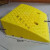 橡胶台阶垫斜坡垫楼梯上爬坡橡胶垫斜板缓坡加厚型塑胶橡塑 黄(50x38)高15cm4.6斤