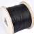 硕达建联 304不锈钢绳 包胶钢丝绳 包胶不锈钢丝绳 （一米价） 黑色包塑5mm（7*7） 