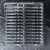 定制定制6格托盘透明包装透明月饼盒生产吸塑盒子 内槽尺寸154*46*23mm