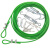 德岐 包塑钢丝绳套装 抗拉起重钢丝绳 包胶钢丝绳牵引线 8mm粗25米长(全套配件) 