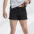 跑步腰包短裤空气裤男款夏季专业马拉松运动速干 黑色 180/82A/XL