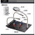 承琉万向pcb电路板焊接夹具手机维修焊台电烙铁焊锡辅助固定支架工具 新品伸缩工作台灯陶瓷霞林柱4个磁吸鳄鱼爪4个