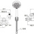 惠达(HUIDA)HWY6001-G01CP浴缸龙头淋浴两功能淋浴 简易手持花洒套装