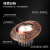 全铜新中式LED射灯嵌入式天花灯家用筒灯吊顶过道孔灯客厅洞灯7.5 古铜色-射灯-5W 暖光-3000K