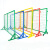 移动护栏网可移动围栏网户外栅栏隔离栏快递分拣栏车间仓库隔离网 三角支架款0.96米高1.4米长
