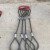 定制镀锌压制钢丝绳吊索具带钩拖车钢丝绳组合吊具起重工具双议价