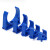 联塑蓝色PVC  塑料 UPVC管夹 U型 马鞍 鞍型管夹 管扣 50mm