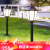 凯优美 太阳能庭院灯户外草坪防水景观别墅花园景区立杆灯 0.8米黑色（太阳能+接电2用）
