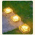 乐卡利太阳能庭院灯照明led路灯户外草坪农村院子感应灯室外阳台 太阳能冰砖灯(2个装 大号暖光)
