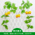 仿真水果藤条葡萄叶树叶绿叶塑料植物水管道假花藤蔓吊顶饭店装饰 特大桃子1包（2条）