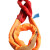 工业柔性吊装带双扣环形起重圆形软吊带吊车吊树吊绳2T3T5吨 柔性2T2.5米