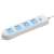 公牛（BULL）新国标插座4位总控 GN-601 白色/250V 2500W 10A/1.8米 10A 250V 