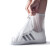 博沃尼克防雨鞋套 防水雨鞋 便携式雨靴套成人非一次性透明平底 白色 XL码（适用40-41）