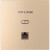 TP-LINK AX1500双频千兆全屋WiFi6面板AP路由 POE供电AC管理 TL-XAP1502GI-PoE 薄款香槟金（方）易展版