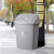 科力邦（Kelibang） 垃圾桶 大号塑料户外垃圾桶 带盖工业商用环卫垃圾桶加厚翻盖30L带盖 烟灰色KBD1033