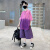 卡兔蓝猫（KATULANMAO）男童夏装短袖休闲运动套装2024新款夏季中大儿童洋气渐变两件套潮 红色 150cm