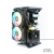 【Xproto 水冷挂架】 支持360mm  280mm  240mm冷排 XTIA拓展套件 黑色360AIO 一体水冷挂架 360AIO br