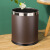 急 垃圾桶创意圾简约现代办公厨房卫生间厕所酒店 10L银圈-黑色烤漆(普通款)