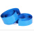 伊莱科（ELECALL)PVC热收缩管蓝色套管电池套膜加厚绝缘 压扁宽500mm(1米）