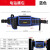 帆布电工腰包工具包便携小收纳维修耐磨多功能安装工具袋挂包专用 蓝边拉链款腰包(可装电钻)