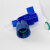 塑料放水桶实验室用下口水龙头桶瓶HDPE蒸馏耐酸碱广口用水桶10L 三通粗孔