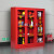 消防柜器材柜微型消防站应急物资柜消防沙箱工地应急物资柜灭火箱 1.6*1.5*0.4米单柜子 加厚钢化玻璃