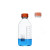 化科 玻璃棕色透明蓝盖丝口试剂瓶 高硼硅蓝盖瓶 透明,中性料100ml，30只起订