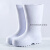 耐磨高筒棉靴白色食品靴 耐油耐酸食品厂厨房保暖雨靴EVA胶鞋工业品 高度36cm左右：白色(牛筋底-不加棉) 36