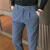 FVQP155矮个子男生穿的紧身小脚裤秋冬款季款男士休闲长裤灯芯绒小西 咖 啡 色 28