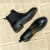 洛加图（Loucatoo）2023年秋冬季新款平底短靴女英伦风切尔西靴弹力马丁靴子 黑色(单里) 35