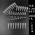 荧光定量 PCR 8连管 0.2ml 八连管2F8联管 排管 平盖 架子 02ml8连管200套