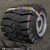 定制叉车实心轮胎 3吨3.5吨 后轮65010前轮28*915 合力 杭叉 龙工 28915充气一套