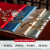 XMSJ桌旗中式新中式茶几布电视柜巾桌布布艺盖巾客厅家用红色台布 景轩薄青色 40*180含穗柜长130-140双层