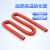 鑫嵘 矽胶高温风管 加厚软管耐高温硫化管 红色 内径250mm(4米/条)