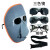 约巢电焊面罩眼镜焊工眼镜面具轻便护脸透气防强光防打眼防烧脸电气焊 1面罩+1灰镜+1绑带