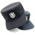 铸固 保安帽 物业小区保安帽子男夏季作训帽黑色透气平顶帽保安制服帽子 网帽 56 