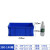 加厚塑料周转箱长方形超大号零件盒转运物流箱工业五金工具收纳箱 380-140箱外径长450宽310高 蓝色