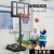 迈飞特篮球架可移动户外家用投篮框可升降儿童篮筐室外挂式成人室内标准 青少年款 072红板【2.1 -2.6米】
