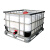 大口吨桶1000L特厚1吨食品储水桶卧式500升柴油桶塑料化工桶水箱 全新1200L白色加厚款