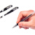 50支眀闻签字中性黑笔学生用简约商务办公考试专用笔大容量 黑色50支装 0.5mm
