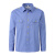 哲卜铁路制服男士衬衣短袖新款路服长袖蓝色衬衫工作服19式制服 男外穿长袖(蓝色) 41 140-150斤