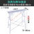 折叠马凳马凳折叠升降加厚脚手架加高刮腻子室内装修工程梯子平台DMB 加强加厚加固防滑面140*30加高1.8