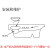 厕所防臭堵臭器蹲坑式堵孔塞子家用卫生间大便器便池盖防反 小号
