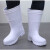 超轻泡沫雨靴卫生靴厨房耐油耐磨高筒靴子防滑水鞋酒店后厨家政 EVA白色水靴 39-40