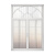 适用于窗户定制不锈钢隔音平开阳光房落窗卧室隔间厨房钢化长虹透明玻璃 其他款式白色