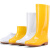 高筒白色水鞋厂防尘鞋长筒厨房黄色胶鞋牛津底防滑防水鞋雨靴 3516短筒白色（不加棉） 39