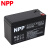 NPP/耐普蓄电池NP12-7 免维护胶体蓄电池12V7AH 适用于门禁 电梯 应急消防电源
