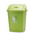摇盖垃圾桶大容量30L40L60L户外物业带盖厨房商用家用特大号厂家 加厚30L绿色有盖