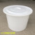 牛筋加厚圆桶带盖特大储水桶塑料桶收纳桶桶米桶垃圾桶沐浴桶 100升矮